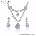 set-173 xuping frau hochzeit schmuck diamant natürlichen brautschmuck set bijoux fantaisie